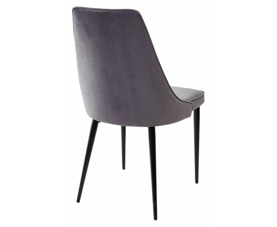Стул NEPAL-P СЕРЫЙ #27, велюр/ черный каркас М-City, изображение 7 | Интернет магазин мебели и декора LifeDekor