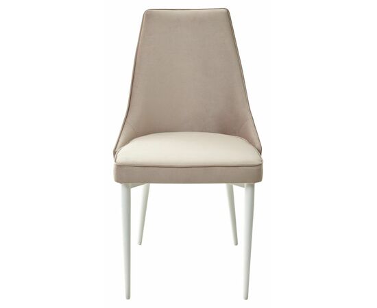 Стул NEPAL-P ЛАТТЕ #25, велюр/ белый каркас М-City, изображение 2 | Интернет магазин мебели и декора LifeDekor