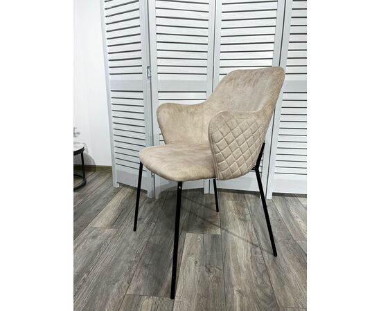 Стул AMARETTO VBP206 античный светло-бежевый, велюр без пальчикового эффекта /черный каркас, М-City, изображение 7 | Интернет магазин мебели и декора LifeDekor