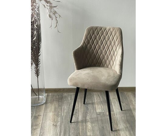 Стул HERMAN 360 град. ЛАТТЕ #25, велюр / черный каркас М-City, изображение 2 | Интернет магазин мебели и декора LifeDekor