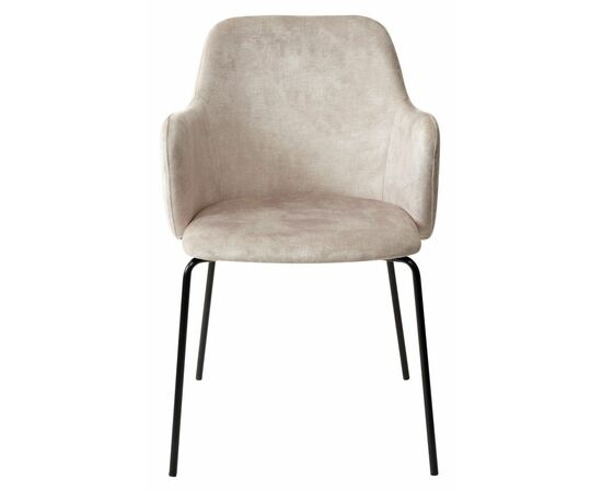 Стул AMARETTO VT5001-1 античный светло-беж., велюр без пальчикового эффекта /черный каркас, М-City, изображение 3 | Интернет магазин мебели и декора LifeDekor