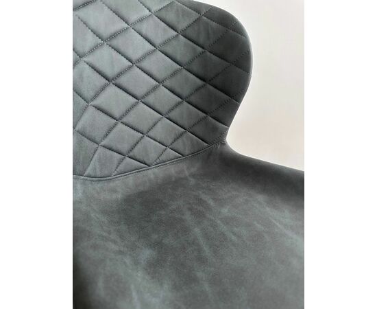 Стул КЛОД, цвет Kiprus-12 Темно-серый, искусственная замша / черный каркас М-City, изображение 2 | Интернет магазин мебели и декора LifeDekor