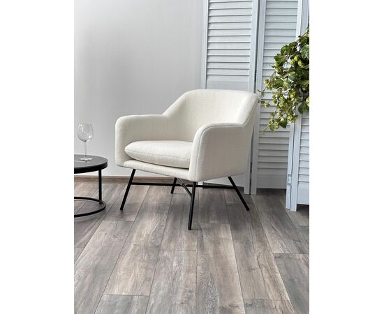 Кресло SHEEP NINI-01 Белый, teddy / черный каркас М-City, изображение 4 | Интернет магазин мебели и декора LifeDekor