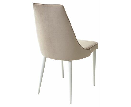 Стул NEPAL-P ЛАТТЕ #25, велюр/ белый каркас М-City, изображение 3 | Интернет магазин мебели и декора LifeDekor