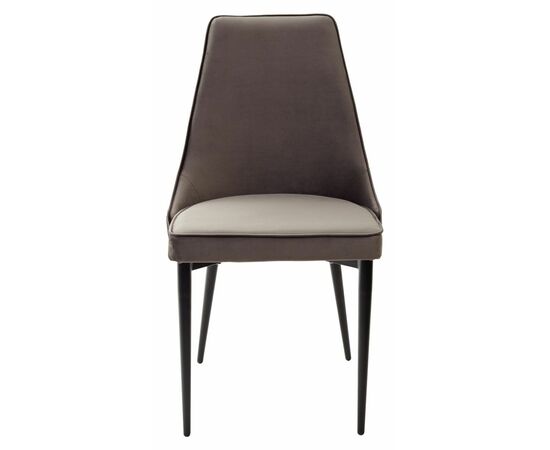 Стул NEPAL-P ГРАФИТ #14, велюр/ черный каркас М-City, изображение 6 | Интернет магазин мебели и декора LifeDekor