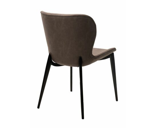 Стул КЛОД, цвет Kiprus-04 Коричневый, искусственная замша / черный каркас М-City, изображение 7 | Интернет магазин мебели и декора LifeDekor