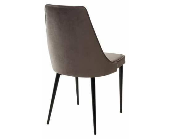 Стул NEPAL-P ГРАФИТ #14, велюр/ черный каркас М-City, изображение 5 | Интернет магазин мебели и декора LifeDekor