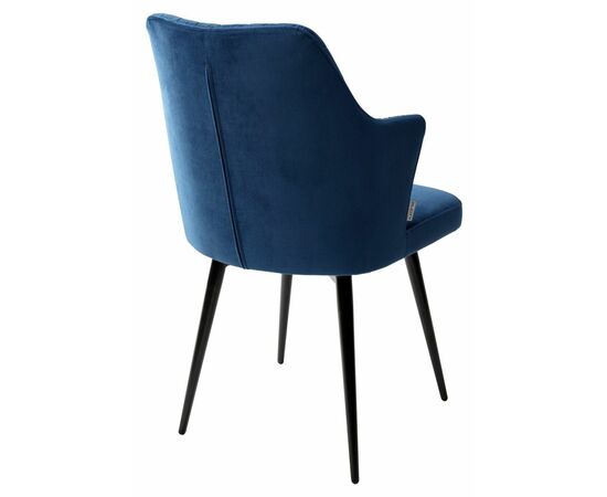 Стул HERMAN 360 град. СИНИЙ #29, велюр / черный каркас М-City, изображение 7 | Интернет магазин мебели и декора LifeDekor
