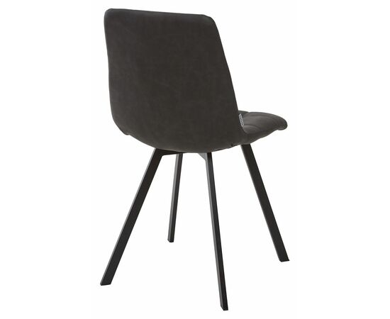 Стул CHILLI SQUARE RU-08 антрацит, PU / черный каркас М-City, изображение 3 | Интернет магазин мебели и декора LifeDekor