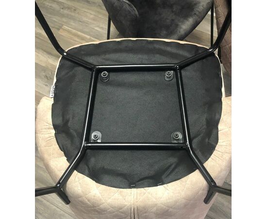 Стул AMARETTO VBP206 античный светло-бежевый, велюр без пальчикового эффекта /черный каркас, М-City, изображение 9 | Интернет магазин мебели и декора LifeDekor