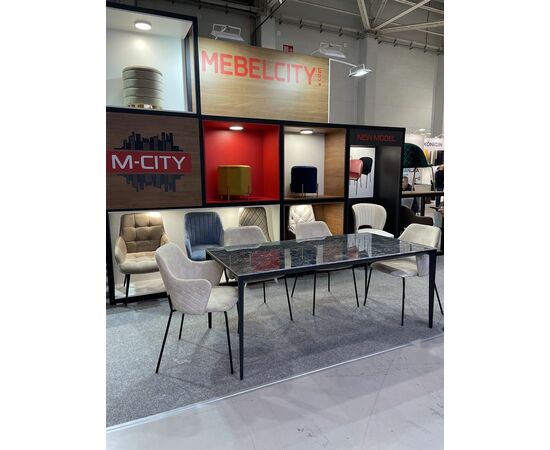 Стул AMARETTO VBP206 античный светло-бежевый, велюр без пальчикового эффекта /черный каркас, М-City, изображение 5 | Интернет магазин мебели и декора LifeDekor