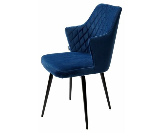 Стул HERMAN 360 град. СИНИЙ #29, велюр / черный каркас М-City, изображение 4 | Интернет магазин мебели и декора LifeDekor