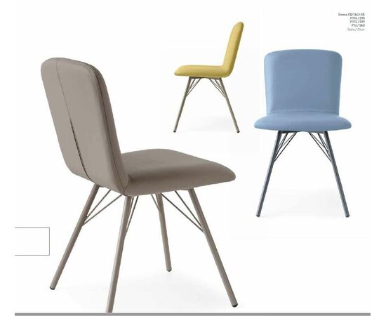 Стул EMMA CB/1662-SK mt.P94 Matt Optic white/ S92 Skuba Optic White, изображение 2 | Интернет магазин мебели и декора LifeDekor