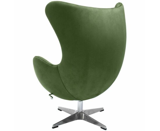 Кресло EGG STYLE CHAIR зеленый, искусственная замша, изображение 5 | Интернет магазин мебели и декора LifeDekor