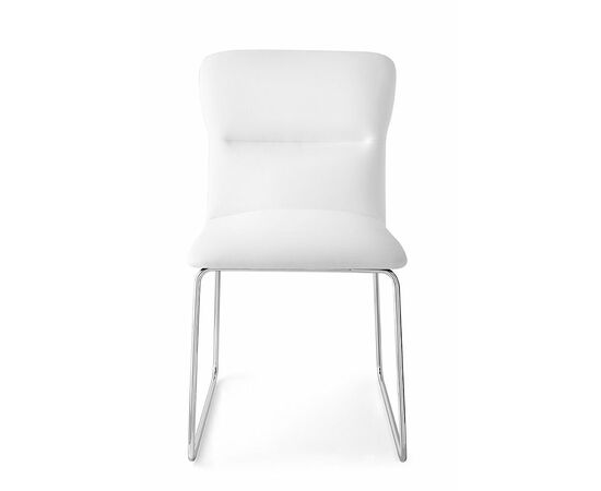 Стул FRIDA CB/1806-SK  MT.P77 CHROMED/  SKUBA S92 OPTIC WHITE, изображение 3 | Интернет магазин мебели и декора LifeDekor