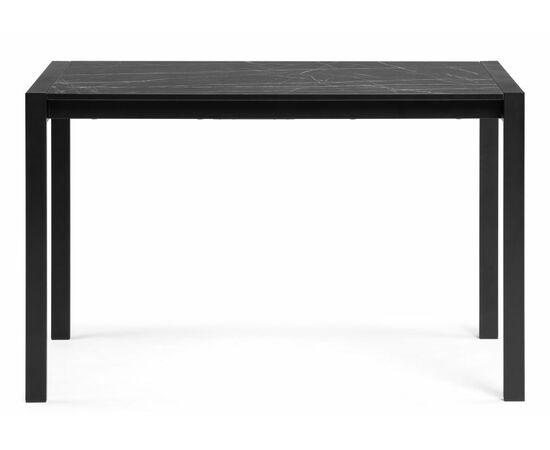 Стол деревянный Центавр мрамор черный / черный матовый, изображение 2 | Интернет магазин мебели и декора LifeDekor