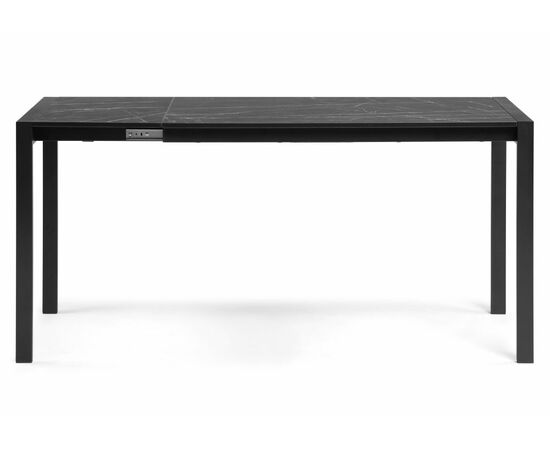 Стол деревянный Центавр мрамор черный / черный матовый, изображение 4 | Интернет магазин мебели и декора LifeDekor