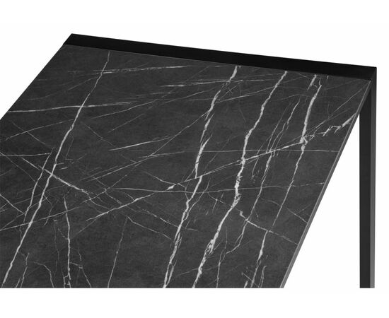 Стол деревянный Центавр мрамор черный / черный матовый, изображение 5 | Интернет магазин мебели и декора LifeDekor