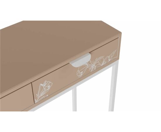 Консоль "Дрим" (Пудра/Белый), изображение 3 | Интернет магазин мебели и декора LifeDekor