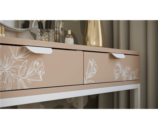 Консоль "Дрим" (Пудра/Белый), изображение 4 | Интернет магазин мебели и декора LifeDekor