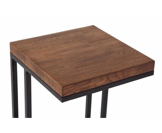 Стол кофейный Энди Loft (Дуб/каркас чёрный), изображение 4 | Интернет магазин мебели и декора LifeDekor