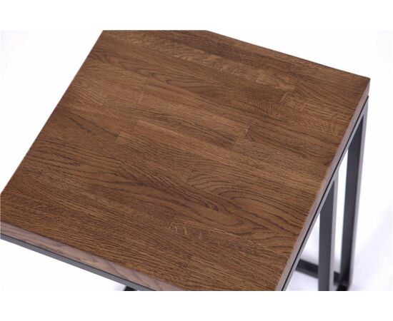 Стол кофейный Энди Loft (Дуб/каркас чёрный), изображение 10 | Интернет магазин мебели и декора LifeDekor