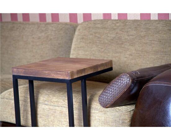 Стол кофейный Энди Loft (Дуб/каркас чёрный), изображение 11 | Интернет магазин мебели и декора LifeDekor