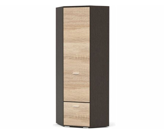 Шкаф «Виола» 70, Венге/дуб сонома, изображение 2 | Интернет магазин мебели и декора LifeDekor