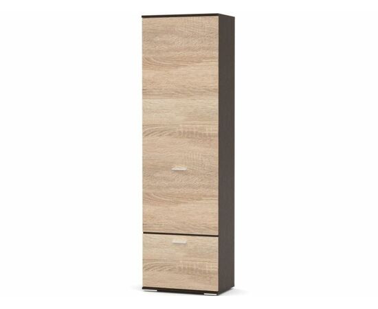 Шкаф «Виола» 1дв, Венге/дуб сонома | Интернет магазин мебели и декора LifeDekor