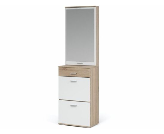 Зеркало «Виола», Дуб сонома/белый | Интернет магазин мебели и декора LifeDekor