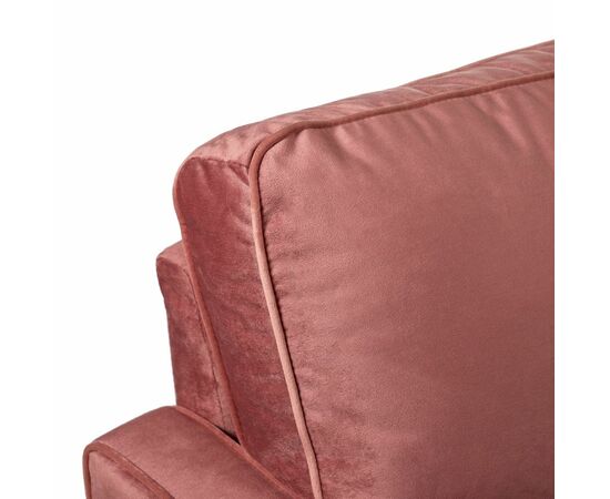 Диван Scott трехместный пыльно-розовый, Цвет: Пыльно-розовый, изображение 5 | Интернет магазин мебели и декора LifeDekor