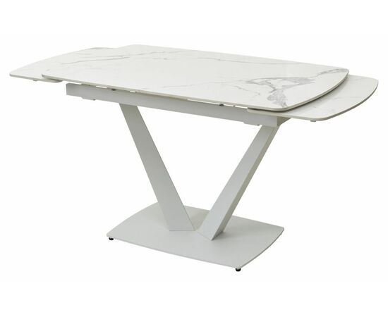 Стол ALATRI 120 GLOSS STATUARIO WHITE SINTERED STONE / WHITE М-City, изображение 8 | Интернет магазин мебели и декора LifeDekor