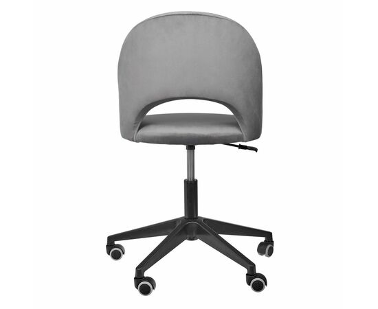 Стул Leo вращающийся на колесиках темно-серый, изображение 4 | Интернет магазин мебели и декора LifeDekor