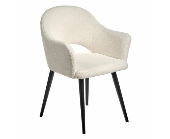 Стул Bruno белый, искусственный мех | Интернет магазин мебели и декора LifeDekor