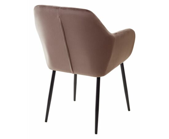 Стул ALABAMA BLUVEL-38 LATTE, велюр / черный каркас М-City, изображение 3 | Интернет магазин мебели и декора LifeDekor