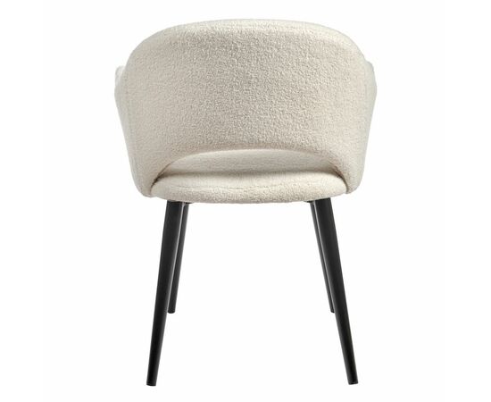 Стул Bruno белый, искусственный мех, изображение 4 | Интернет магазин мебели и декора LifeDekor