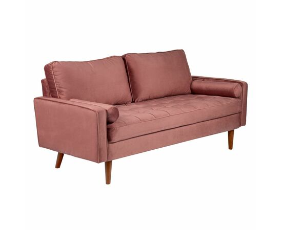 Диван Scott трехместный пыльно-розовый, Цвет: Пыльно-розовый | Интернет магазин мебели и декора LifeDekor