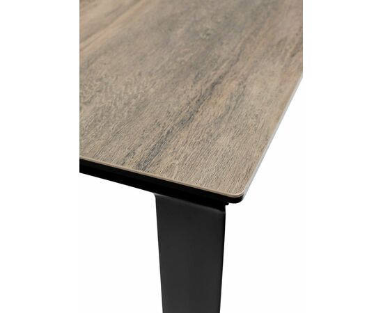 Стол CREMONA 180 KL-61 Под дерево, итальянская керамика / черный каркас М-City, изображение 6 | Интернет магазин мебели и декора LifeDekor