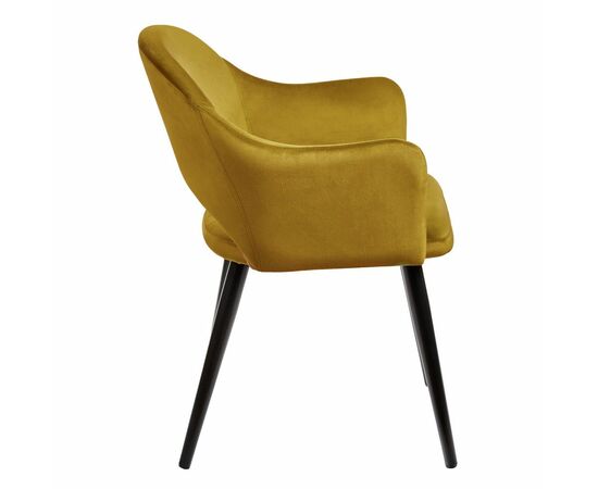 Стул Bruno горчичный, изображение 3 | Интернет магазин мебели и декора LifeDekor