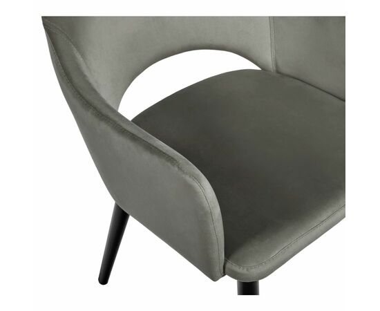 Стул Bruno тёмно-серый, изображение 6 | Интернет магазин мебели и декора LifeDekor