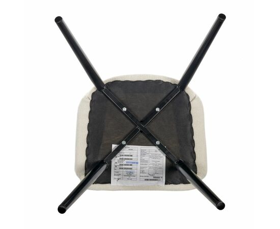 Стул Bruno белый, искусственный мех, изображение 8 | Интернет магазин мебели и декора LifeDekor