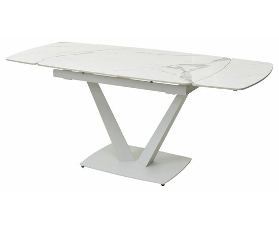 Стол ALATRI 120 GLOSS STATUARIO WHITE SINTERED STONE / WHITE М-City, изображение 5 | Интернет магазин мебели и декора LifeDekor
