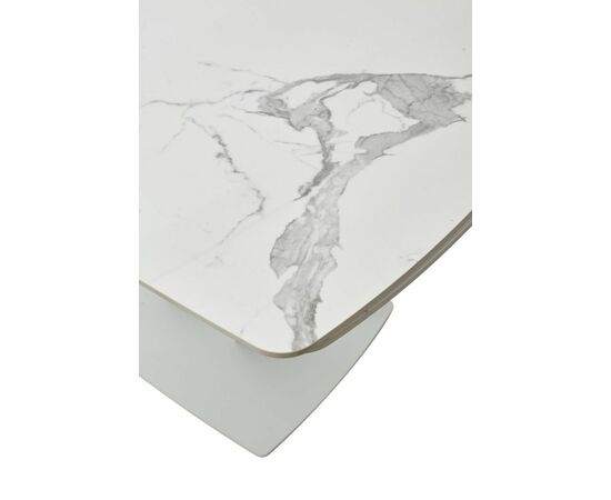 Стол ALATRI 120 GLOSS STATUARIO WHITE SINTERED STONE / WHITE М-City, изображение 10 | Интернет магазин мебели и декора LifeDekor