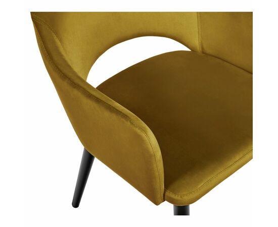 Стул Bruno горчичный, изображение 5 | Интернет магазин мебели и декора LifeDekor