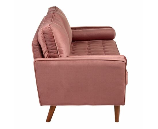 Диван Scott трехместный пыльно-розовый, Цвет: Пыльно-розовый, изображение 3 | Интернет магазин мебели и декора LifeDekor