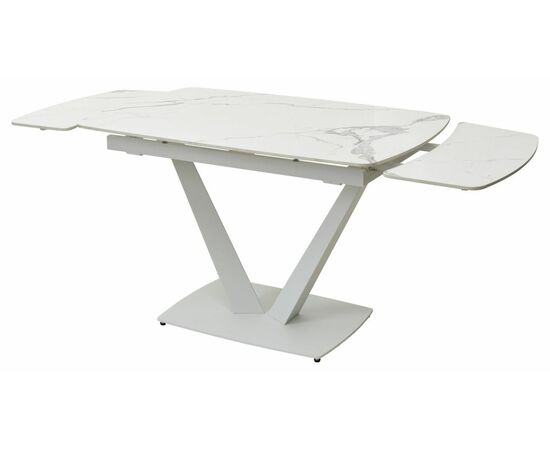 Стол ALATRI 120 GLOSS STATUARIO WHITE SINTERED STONE / WHITE М-City, изображение 9 | Интернет магазин мебели и декора LifeDekor