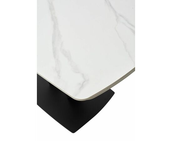 Стол ALATRI 120 MATT WHITE MARBLE SINTERED STONE / BLACK М-City, изображение 11 | Интернет магазин мебели и декора LifeDekor