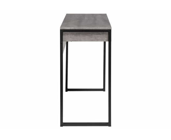 Стол Лео Лофт бетон / матовый черный, изображение 3 | Интернет магазин мебели и декора LifeDekor