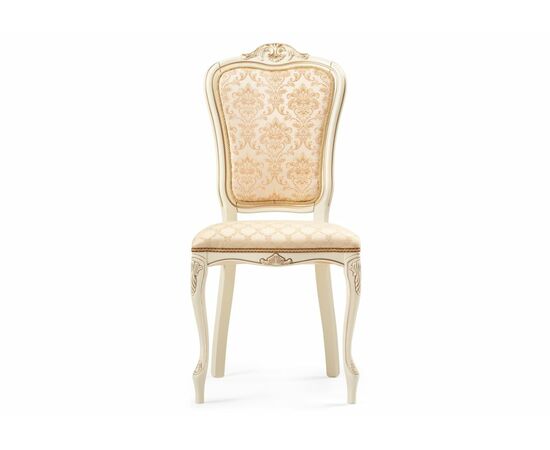 Стул деревянный Руджеро патина золото / бежевый комби, изображение 2 | Интернет магазин мебели и декора LifeDekor