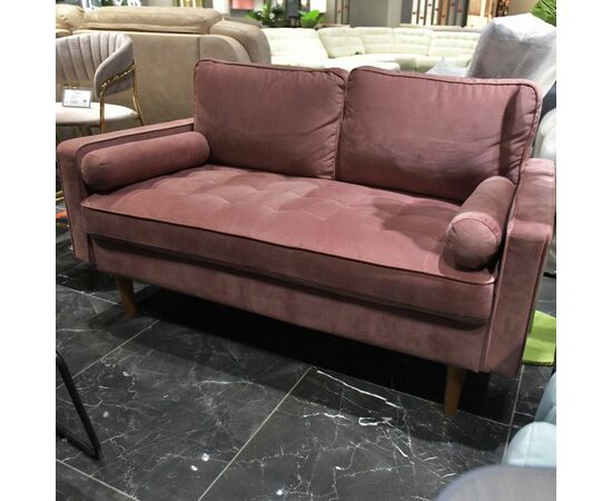 Диван Scott трехместный пыльно-розовый, Цвет: Пыльно-розовый, изображение 12 | Интернет магазин мебели и декора LifeDekor